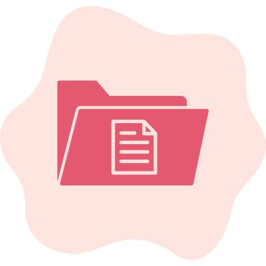 dosya dizini vektör illüstrasyonu        