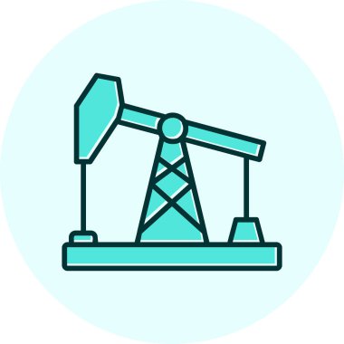 yağ pompası ikon vektör illüstrasyonu 