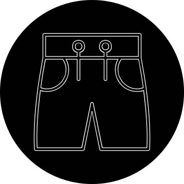 Web simgesi vektör illüstrasyonunu kısaltır