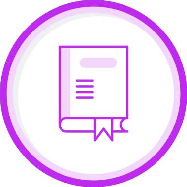 kitap web simgesi, vektör illüstrasyonu 