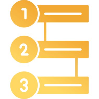 Çalışma akışı modern simgesinin vektör illüstrasyonu          