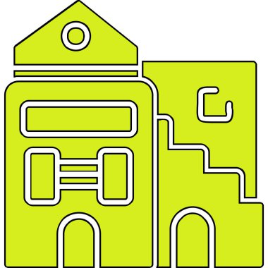 vektör evi oluşturma simgesi, modern tasarım illüstrasyonu 