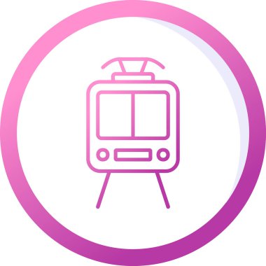 Web simgesi tren, illüstrasyon vektör 