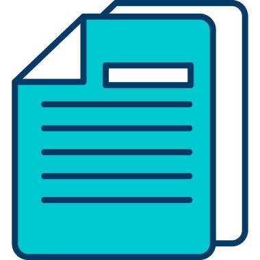 dokümanlar web simgesi vektör illüstrasyonu