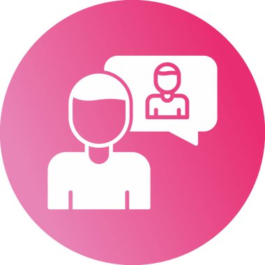 öz farkındalık simgesi, vektör illüstrasyonu basit tasarım