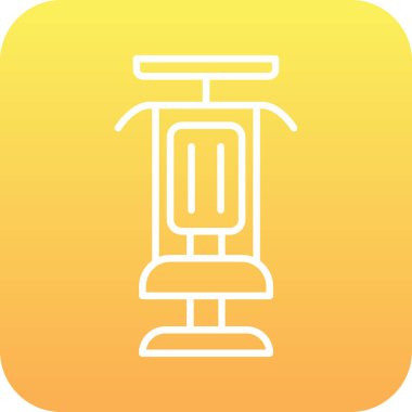 Modern Gym Machine simgesinin vektör çizimi         