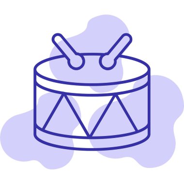 Web simgesi davul, illüstrasyon vektör 