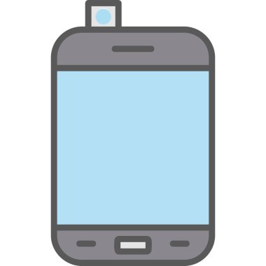 Smartphone web simgesi, vektör çizim 