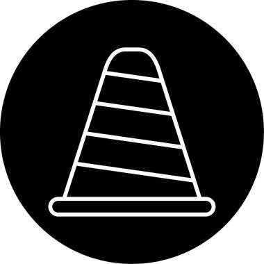 koni simgesi, vektör illüstrasyonu basit tasarım