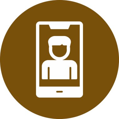 Smartphone web simgesi, vektör çizim 