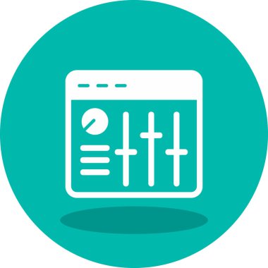 Ses Karıştırıcı vektör çizimi