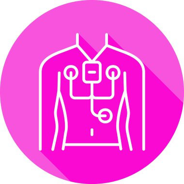 Telemetri web simgesi vektör illüstrasyonu