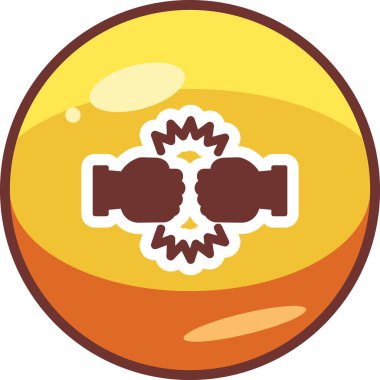 Mücadele Ağı simgesinin vektör illüstrasyonu