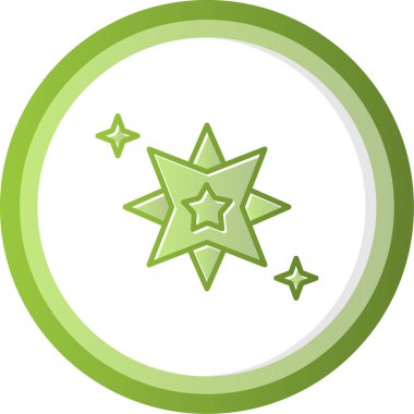 Yıldız web simge vektör çizim 