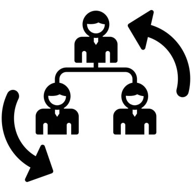 Yeniden Yapılandırma simgesinin vektör illüstrasyonu