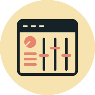 Ses Karıştırıcı vektör çizimi