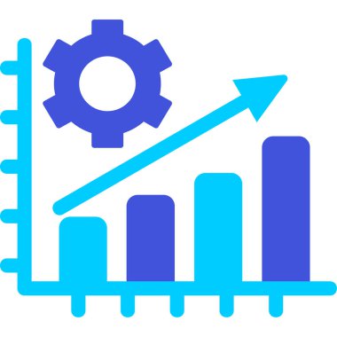  Üretim düzlüğü simgesi, vektör illüstrasyonu