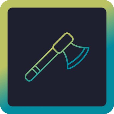 Balta ağ simgesi, vektör illüstrasyonu 