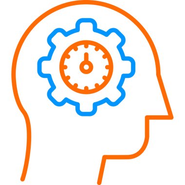 öz farkındalık simgesi, vektör illüstrasyonu basit tasarım