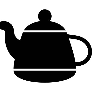 Vektör illüstrasyonu, çaydanlık ağı simgesi 