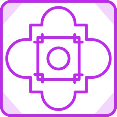 Döşeme. Web simgesi basit illüstrasyon