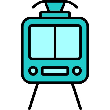 Web simgesi tren, illüstrasyon vektör 