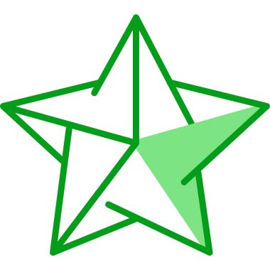 Yıldız web simge vektör çizim 