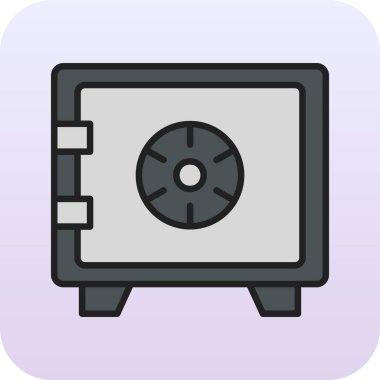 güvenli simge vektör illüstrasyonu 