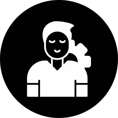 Çalışan Yönetimi simgesi, vektör illüstrasyonu