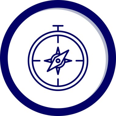 Pusula simgesi vektör resimlemesi 