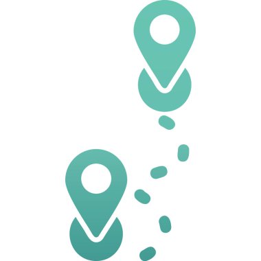 Rotadan. Web simgesi basit illüstrasyon