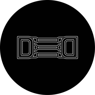 Göğüs açıcı simgesinin web illüstrasyonu