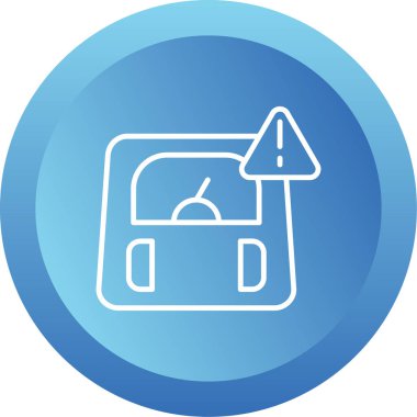 Obezite. Web simgesi basit tasarım   