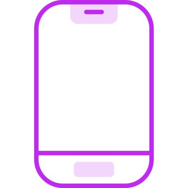 Smartphone web simgesi, vektör çizim 