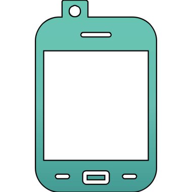Smartphone web simgesi, vektör çizim 