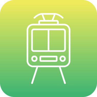 Web simgesi tren, illüstrasyon vektör 