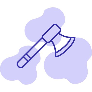 Balta ağ simgesi, vektör illüstrasyonu 