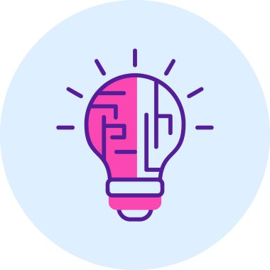 yaratıcı Mantık simgesi vektör çizimi