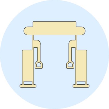 Cable Crossover Web simgesi basit illüstrasyonuName