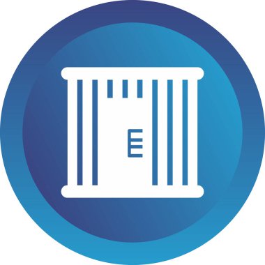 Mahkûm web simgesi, vektör illüstrasyonu