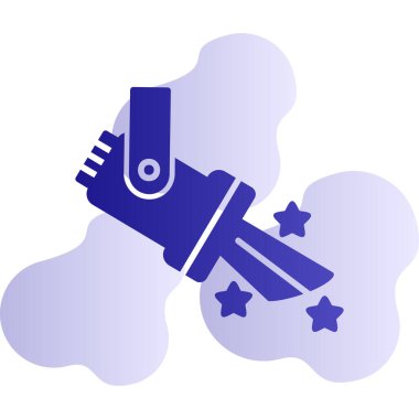 Spotlight simgesi, web basit illüstrasyon