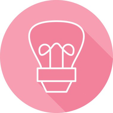 Ampul simgesi. vektör illüstrasyonu 