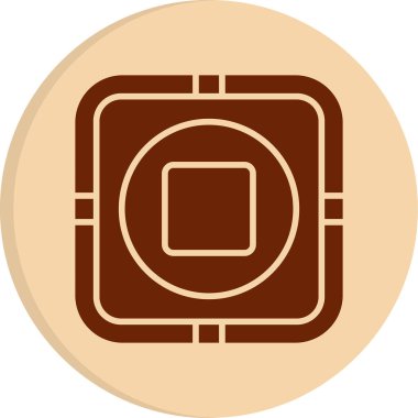 dur simgesi, vektör illüstrasyonu 