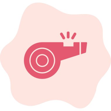 Web tasarımı için ıslık simgesi, vektör illüstrasyonu 