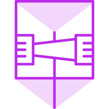 Prizma. Web simgesi basit illüstrasyon                 