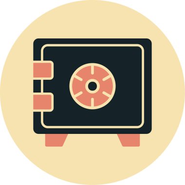 güvenli simge vektör illüstrasyonu 