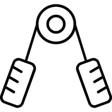 El Kavrama Ağı simgesi basit illüstrasyon