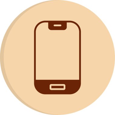 Smartphone web simgesi, vektör çizim 