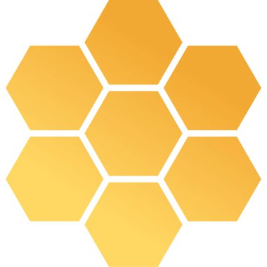 altıgen web simgesi, vektör çizim