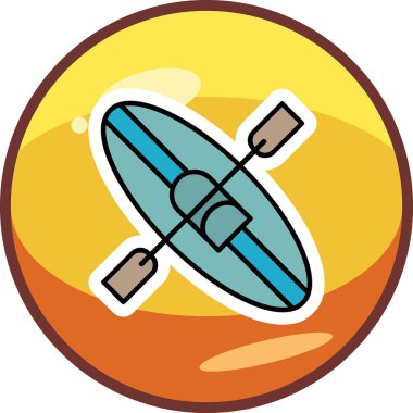 Kano. Web simgesi basit illüstrasyon